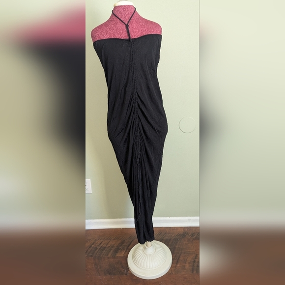 Bottega Veneta Black Ruched Gown, S - Picture 1 of 6